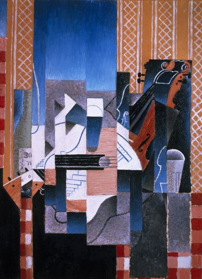 Violine und Gitarre von Juan Gris
